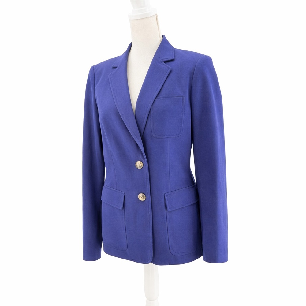 Tommy‎ Hilfiger Amethyst Purple Blazer Tailored Gold Button Jacket 12 Corpcore